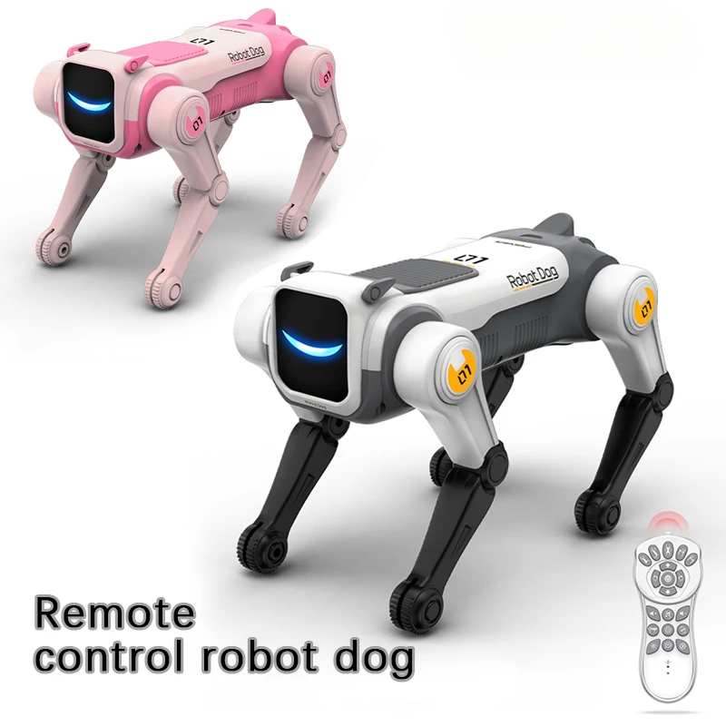 2.4Ghz Remote Control Stunt Robot Dog, Singing & Dancing Smart RC Robot Pet Toy, Fun Electronic Gift for Kids Age 8+