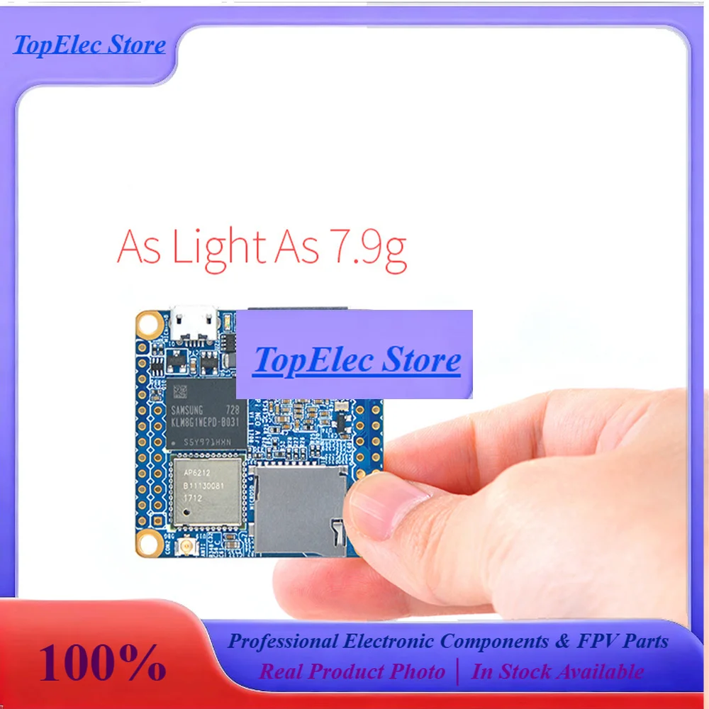TopEsFriendlyElec NanoPi NEO Air Development Boards 512MB RAM WIFI&Bluetooth,8GB EMMC Allwinner H3 Quad-core Cortex-A7
