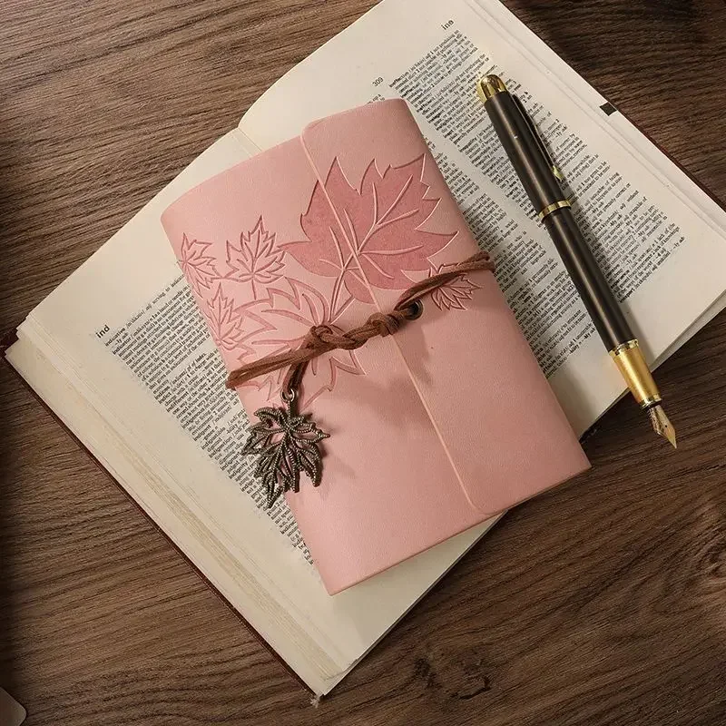 Binder Loose-leaf A5 Notebook, Student Kraft Paper, Hand Account Notebook, Simple Diy Diary, Retro Portable Travel Book.