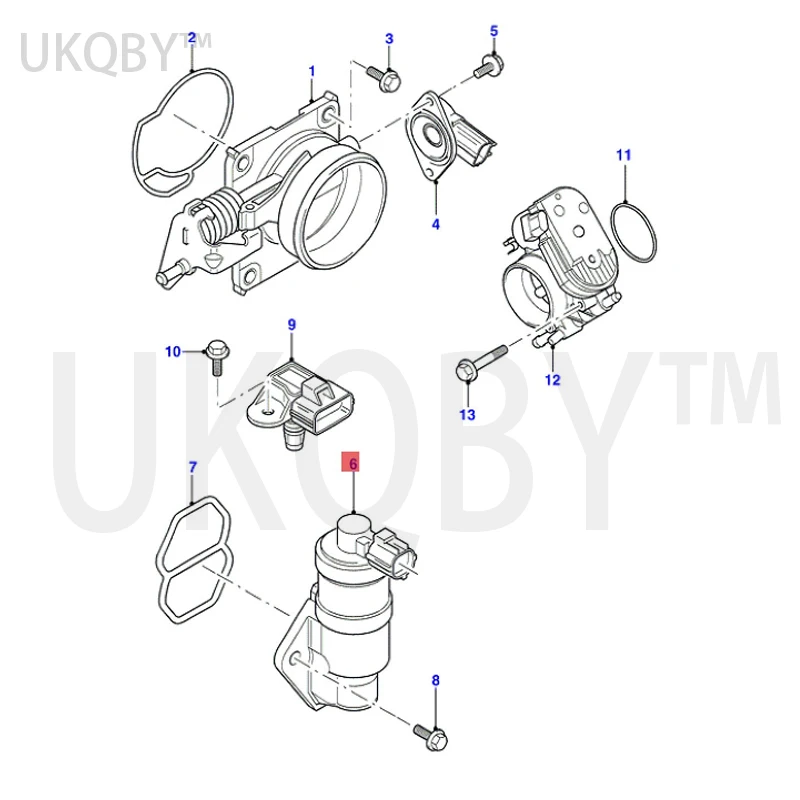 apply Mo nd eo  2.0 Idle Motor 1S7G9F715AD 131-1303R-LD-U 1S7Z9F715A