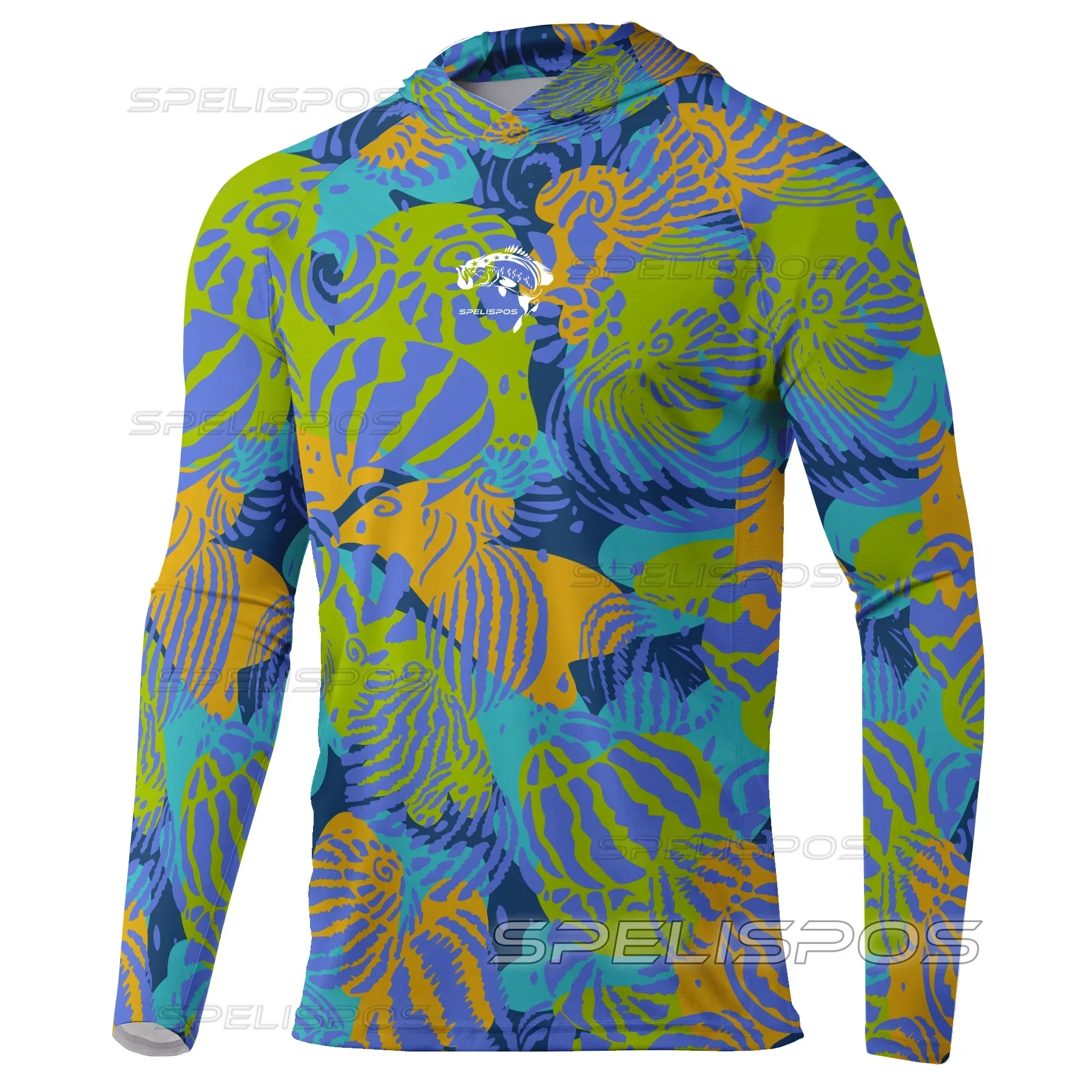 Hoodies Fishing Shirts UPF 50+ Anti-UV Yacht Sea Fish Maillot Beach Gear Outdoor Sports Clothing Angling Tops Wear Running Hood