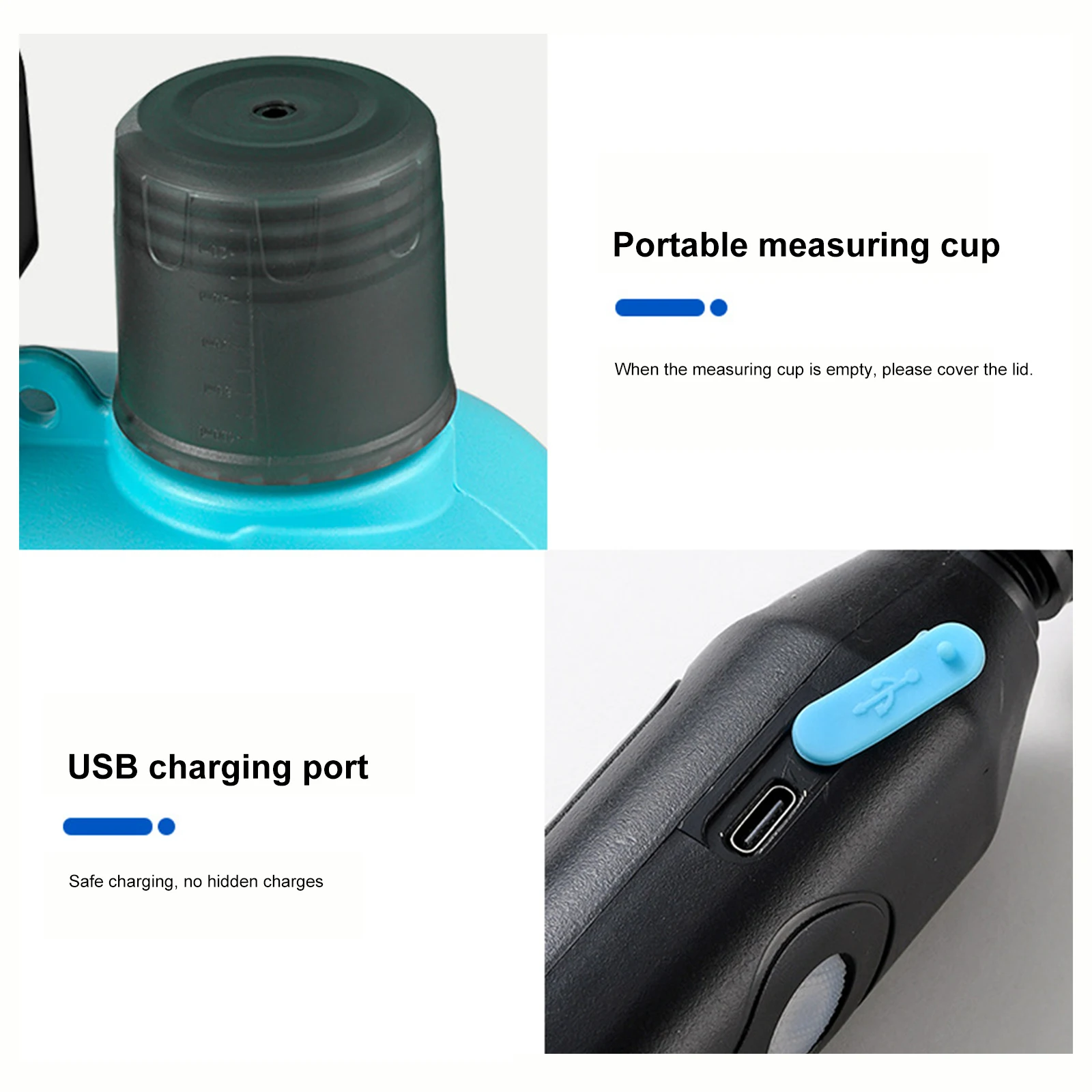 4 Gallon/15L Battery Backpack Sprayer with Shoulder Strap Electric Backpack Garden Sprayer for Outdoor Orchard Garden Flower view 5