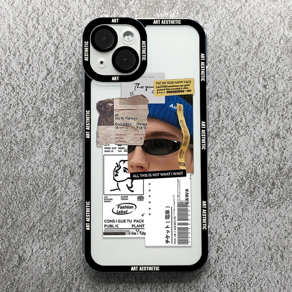 Funda de teléfono con diseño de arte renacentista, carcasa de silicona suave y transparente de lujo para Samsung S 20 21 22 23 PLUS S 22 23 ULTRA S21FE