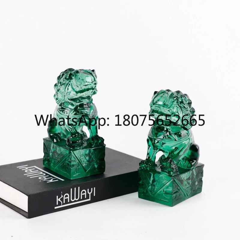 New chinoiserie art lion ornament living room entrance desktop decoration ornament
