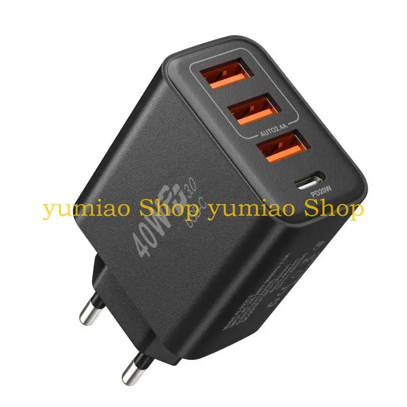 587B Charging Station 40W Output 4 Design Phones Accessories