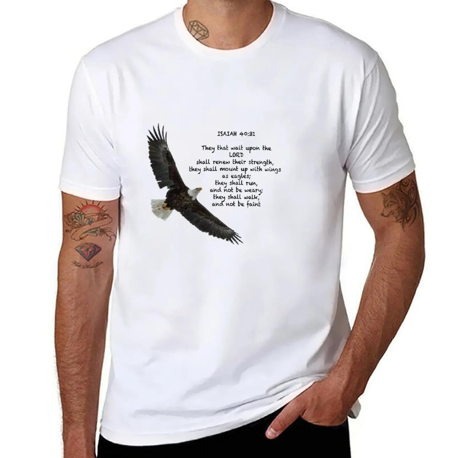 

Isaiah 40:31 T-Shirt t shirts for man pack white man t shirt heavy cotton T-Shirt