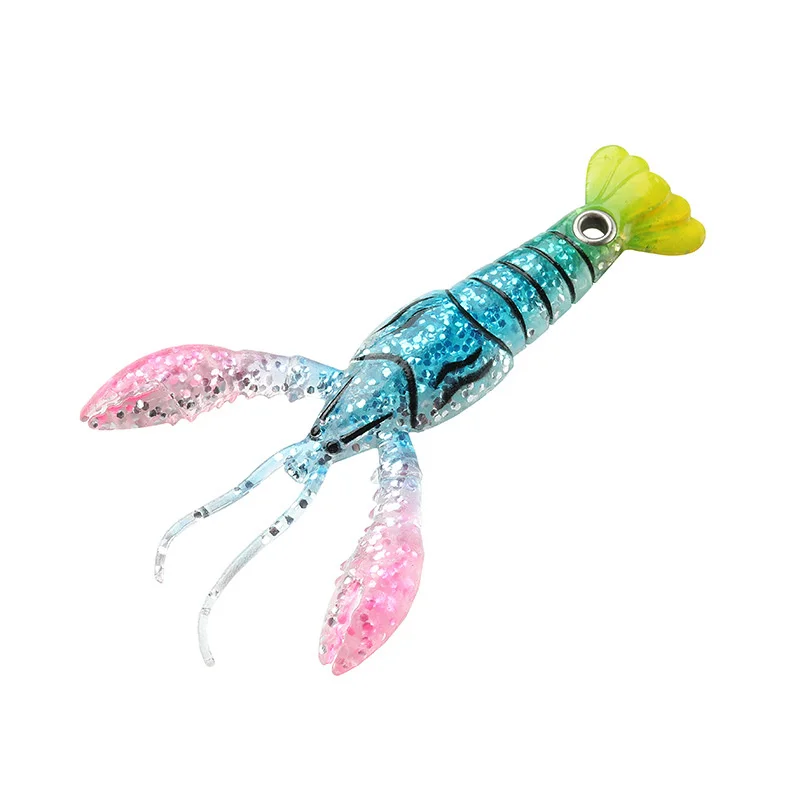 1PCS Cannibal Baits 9.5cm 6 Artificial Soft Fishing Lures Wobblers Fishing Soft Lures Silicone Shad Worm Bass Baits