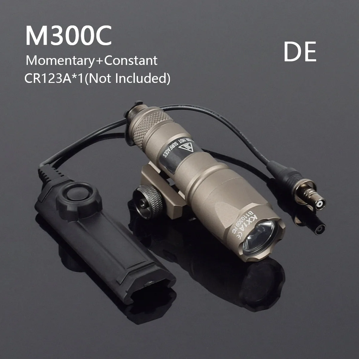戦術 Surefire M300 M300A ミニスカウトライトライフル狩猟 LED 懐中