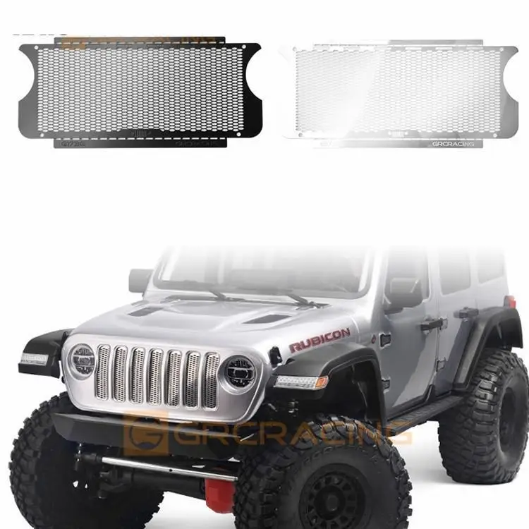 GRC RC Car Sticker for Axial SCX6 Wrangler Metal Stainless Steel Reservoir Water Tank Insect Net Upgrade Accessories G173GS/B