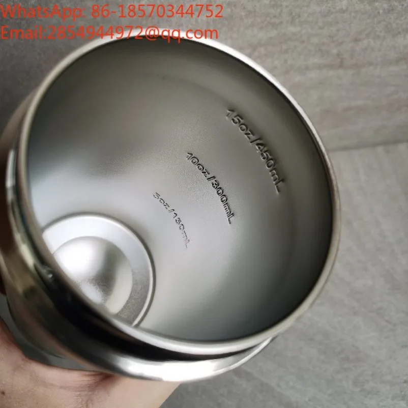 316 Stainless Steel Shaker Bottle Portable Sports Water Cup with Scale Protein Powder Mixing Tumbler for Gym Fitness Outdoor