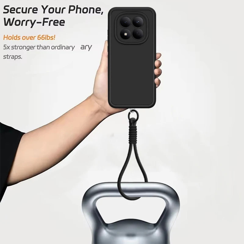 Soft TPU Lanyard Phone Case For Xiaomi Redmi Note 15 14 4G 5G Note 15 14 13 Pro 5G 14 13 Pro+ 5G Silicone With Wrist Strap Cover view 6