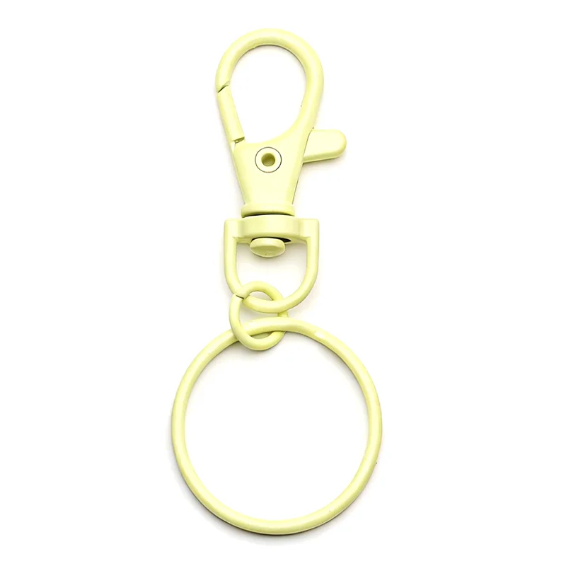 5/10 stücke Bunte Schlüsselring Karabiner Haken Mit Verstellbarer Schnalle Für Die Herstellung Von Schlüsselbund DIY Taschen Puppe Haken Schmuck zubehör – Detail 11