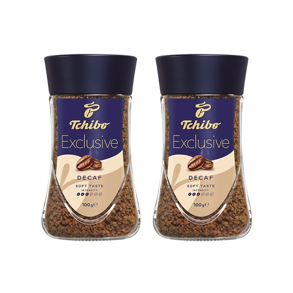 Café instantáneo premium de decaféína exclusiva alemana Tchibo Chibo 100 g X 2