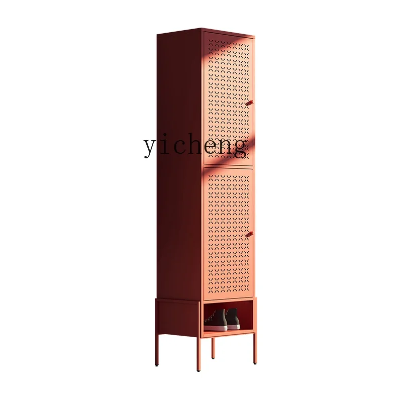 

ZK goods shoe cabinet steel household door large-capacity national style medium and ancient style entrance entrance cabinet