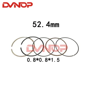 Jogo do anel de pistão do trotinette pcx 125cc para o motor de 4 tempos de honda lead125 ww pcx125 click125i forza 125 52.4mm 12100-kzr-600 8 principais vendas pistão 4mm - №4