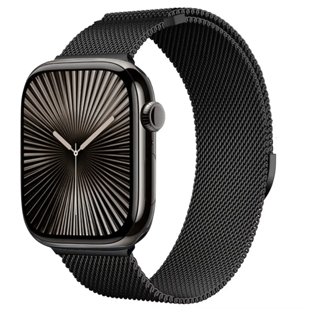 Metal strap For Apple watch Ultra 2 49mm Series 10 42mm 46mm/9 8 7 45mm 41mm Breathable watchband For iWatch 6 5 4 3SE 44mm 40mm