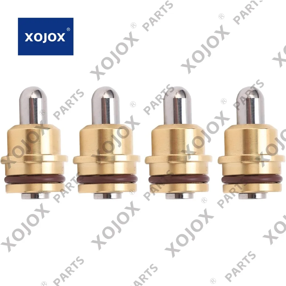 

XOJOX 4PCS Joystick Handle, Excavator Control Valve Handle, Bullet Replacement Rubber Sealing Excavator Push Rod Bullet Fit for