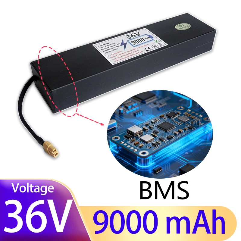 بطارية بديلة عالية السعة 36 فولت 9 أمبير في الساعة لسكوتر Kugoo S1 S2 S3 Pro & Kirin S8 Pro الإلكتروني، سكوتر دراجة معدل بالطاقة 500 وات