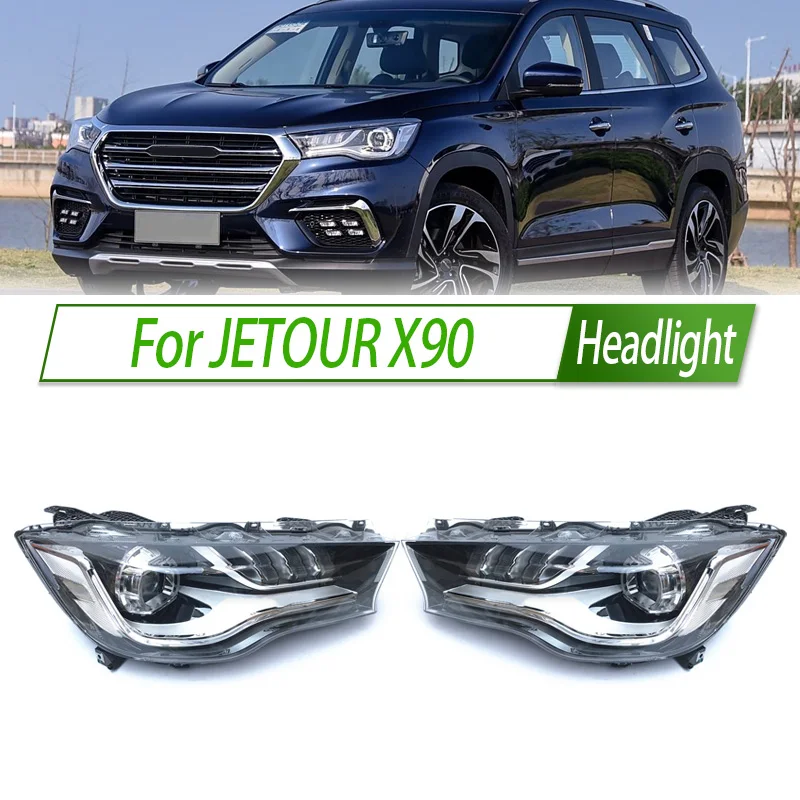 

For JETOUR X90 Halogen Headlight Assembly OEM Style Front Headlamp Bulb Socket Plug & Play Replacement