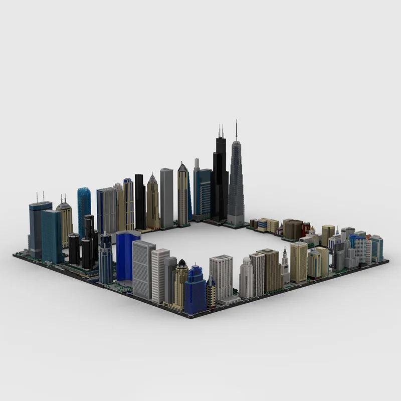 103737PCS MOC The 50 DIY The Fifties Diner Architecture Model Education Building Blocks Birthday Toys Gift