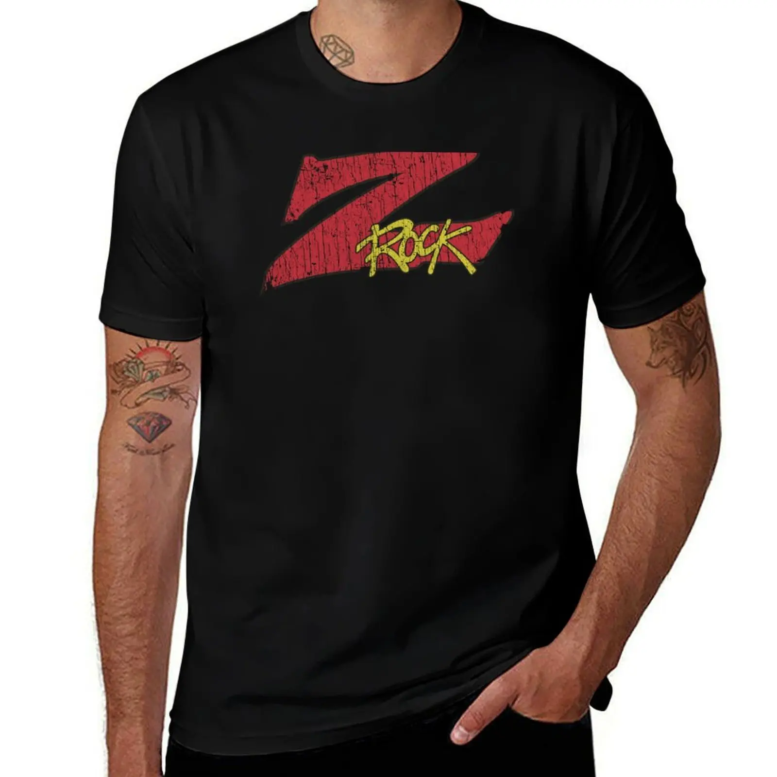 

Z Rock Heavy Metal Radio 1986 T-Shirt t shirts for man pack cotton black cotton t-shirt plain for man package T-Shirt
