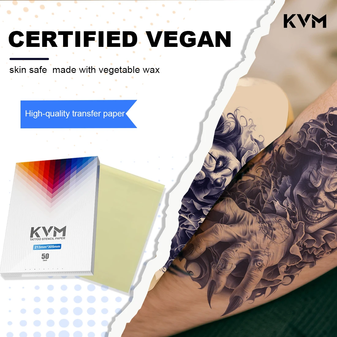 

Tattoo Transfer Paper 4Layers Transfer Template Paper A4 Size for Tattoo Thermal Transfer Machines Tattoo Copiers Accessories