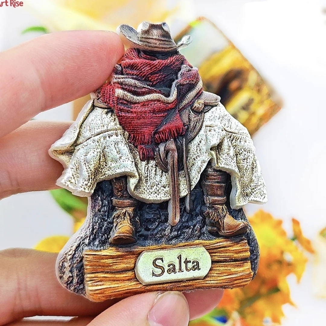 South America Argentina Tango 3D Fridge Magnets Tourism Souvenir Refrigerator Sticker Handicraft Gift Decoration