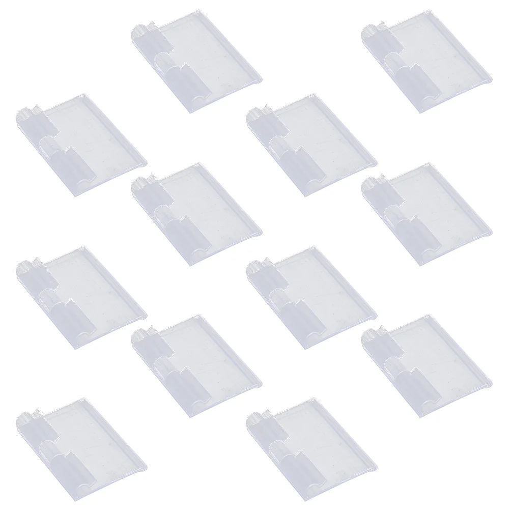 

50 Pcs Wire Rack Shelving Merchandise Hodler Label Show Signs Plastic Holders Price Card