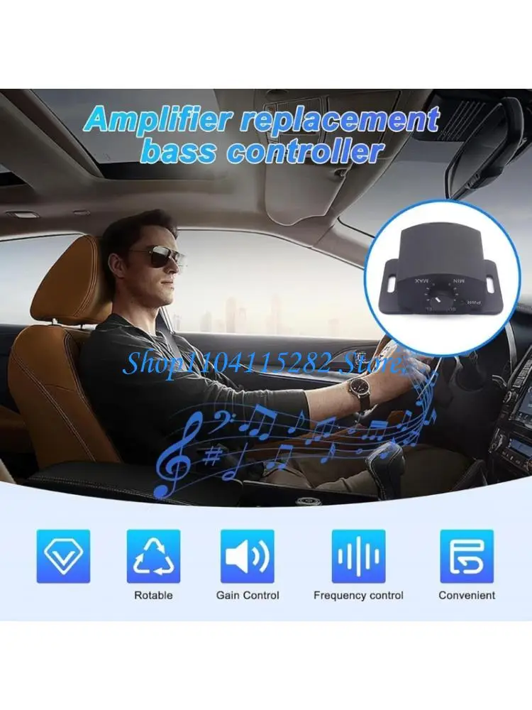  Easy Install Car Amplifier Volumes Control with 6 Pin Connector for Sound System
