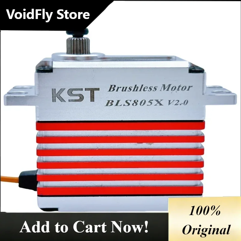 VoidFly Original KST BLS805X HV 7.5Kgf.cm 0.039 Seconds All-metal High-quality Brushless Tail Servo Suitable for Heli 550-700