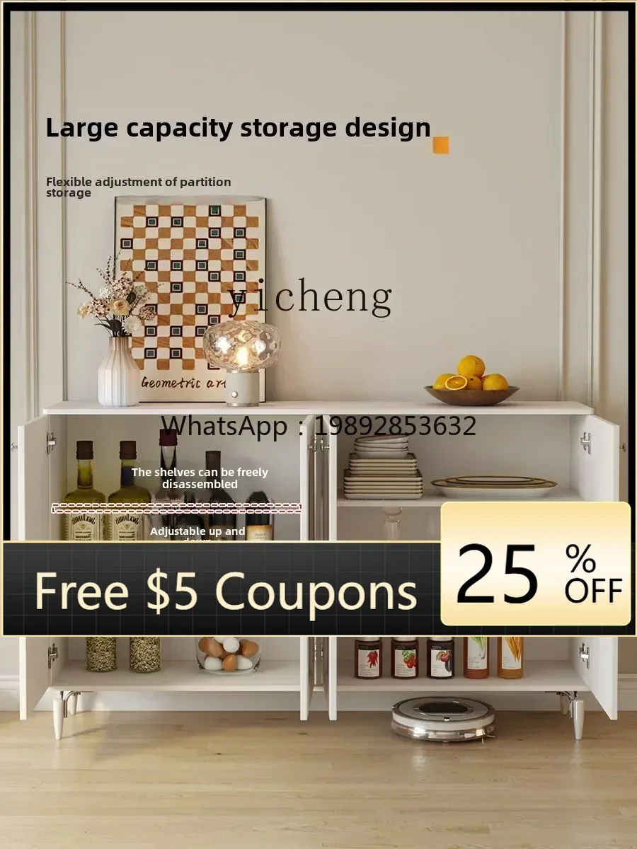 

side cabinet wall integrated cabinet household kitchen French storage cabinet