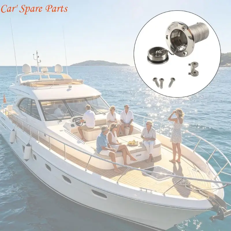 Y4UA Upgraded 316 Stainless Steel Vessel Liquid Entry Cap Featuring Anti Theft Mechanism And Simple Operation