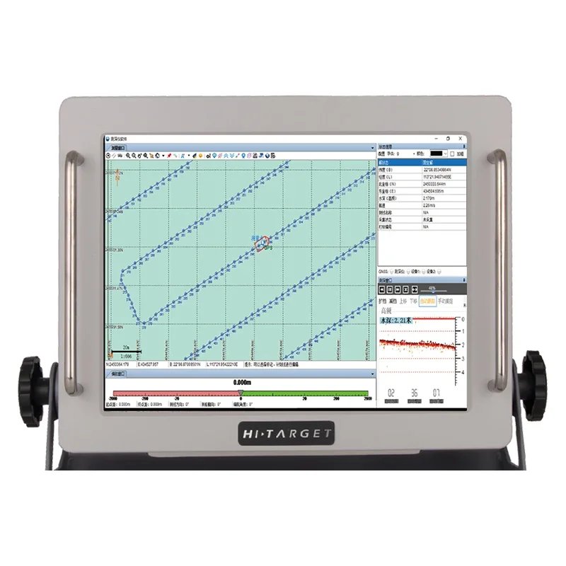 2025 Premium Products HD-550 fully digital single frequency ultrasonic depth sounder for river channel survey, ship shallow sea