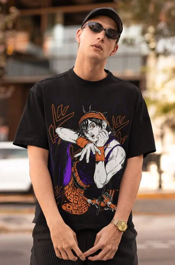 Narancia Ghirga T-shirt Jolyne Cujoh JoJo's Bizarre Adventure Hot Shirt All Size