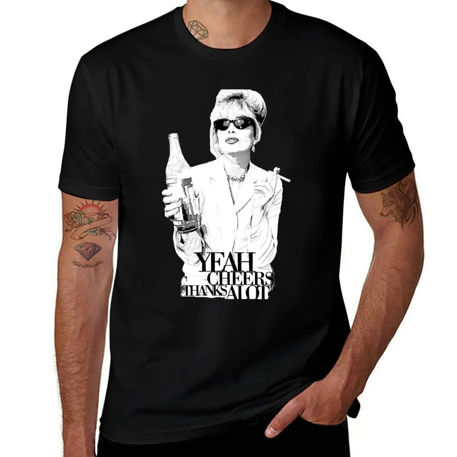 

Patsy says Yeah Cheers, thanks alot T-Shirt man t shirt summer cotton tshirt 100% t shirts for man graphic funny T-Shirt