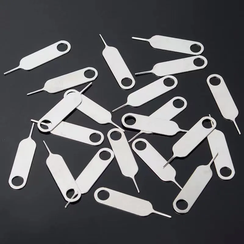 1000Pcs/lot SIM Card Tray Removal Remover Eject Pin Needle Key Tool For iPhone 14 15 Plus Pro Max For Samsung Huawei Xiaomi