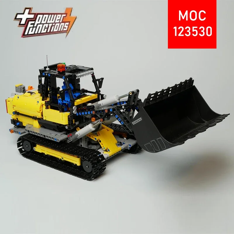 Custom MOC Tracked Loader / Shovel Truck Technic Model - Trendy Educational Toys - Fun Building Game Set - For Holiday Gifts