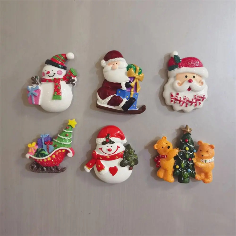 New Year Christmas Father First Refrigerator Sticker Gift Stereo Window Sticker Decoration Christmas Decoration FrigeratorMagnet