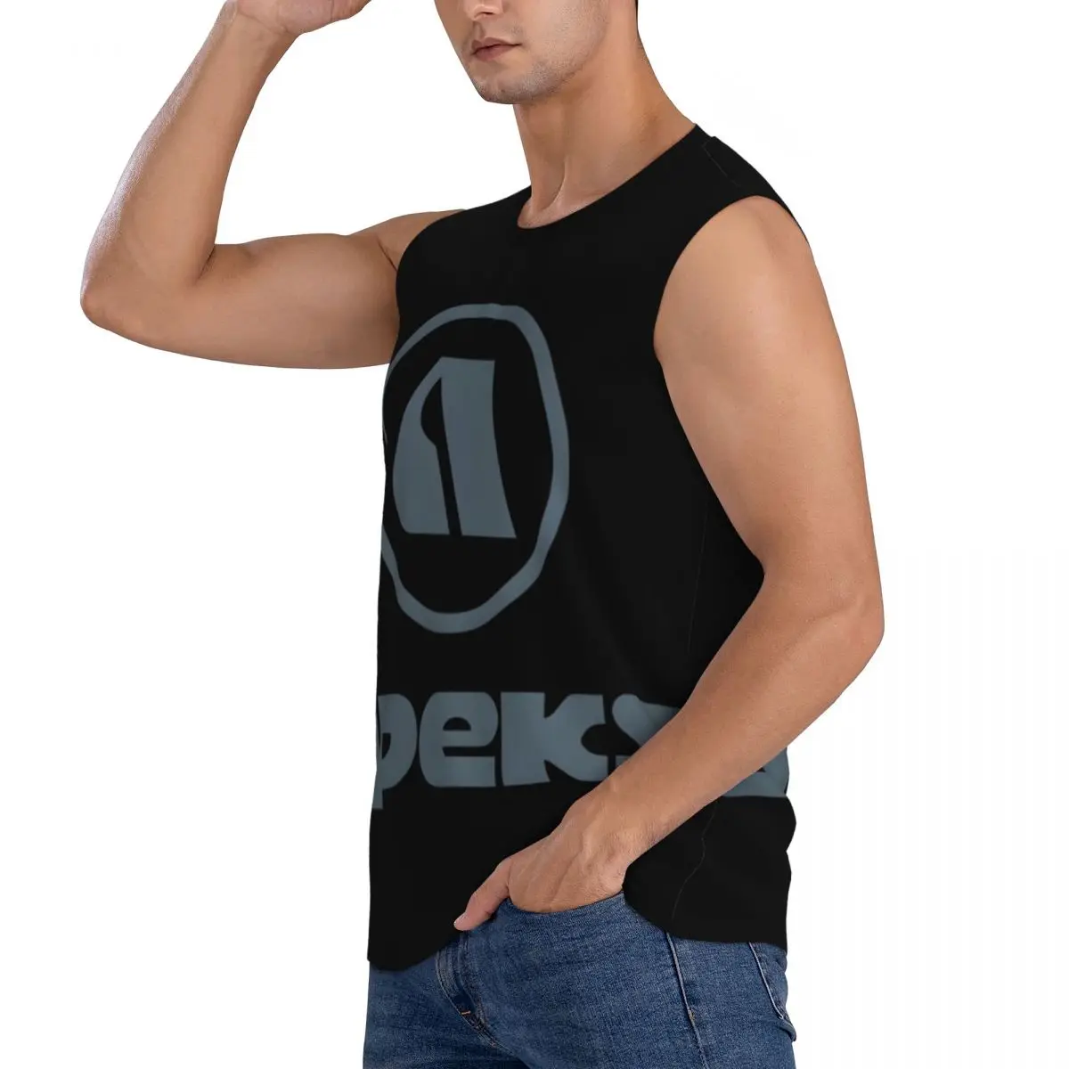 Apeks Scuba Diving Equipment Men Sleeveless Tank Tops Quick Dry Breathable Gym Fitness Running Summer Casual Sport Vest