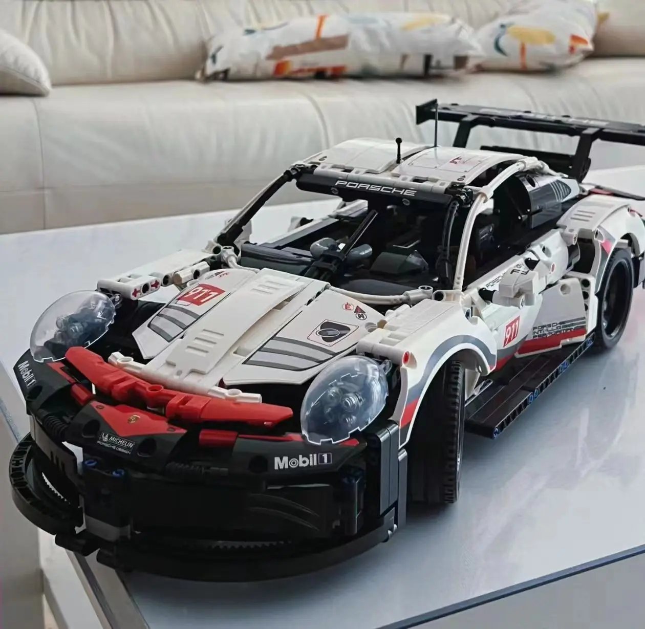 911 RSR Car Compatible 42096 Bricks 1580 PCS DIY Toys Christmas Gifts Birthday Gifts dominoes Blocks Construction Toys