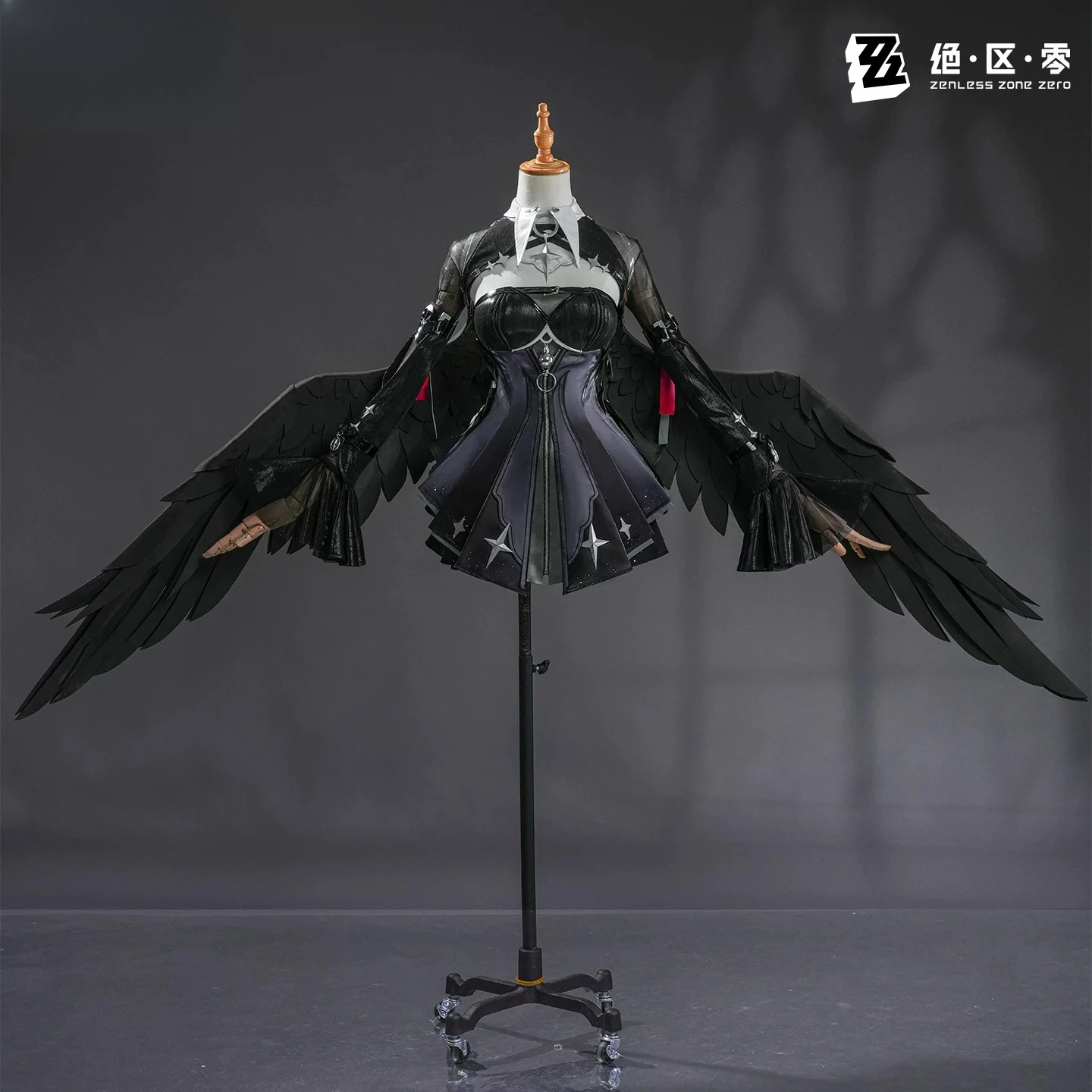 Zenless Zone Zero Remielle Dan Ramiel Cosplay Costume Dark Angel Suit Spread anime Cosplay Costume Girl NexoCosplay view 2