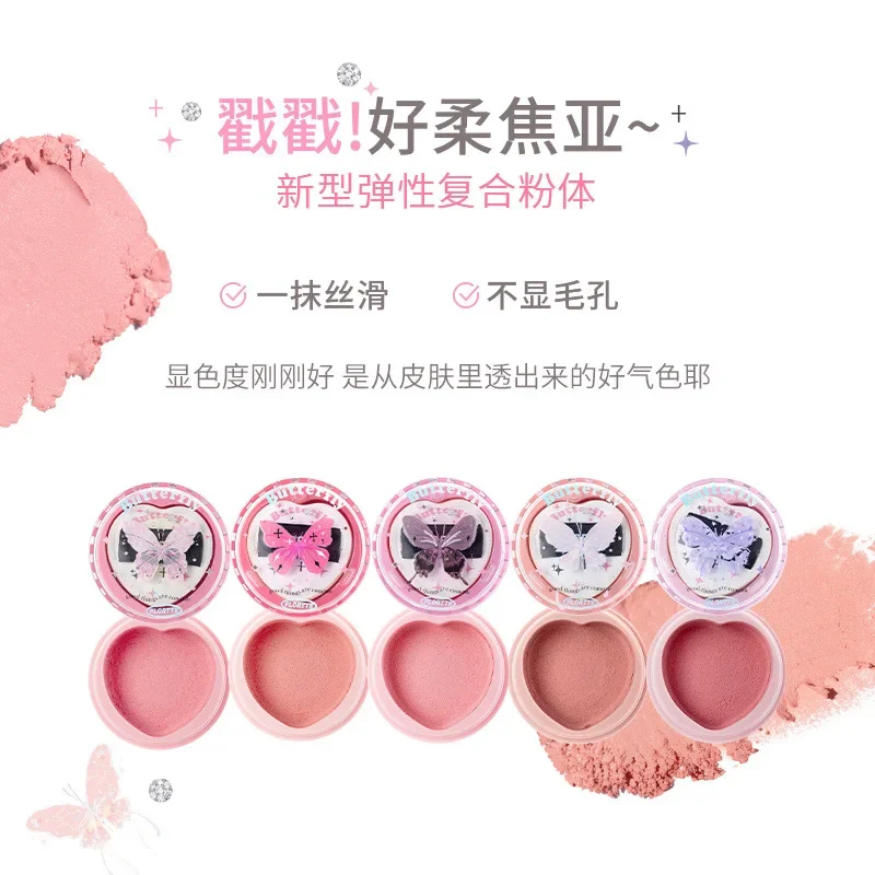 FLORTTE fard multifunzione Blusher Cream Natural Cheek Face Rouge Brightening SkinTone Waterproof Female Makeup Rare Beauty