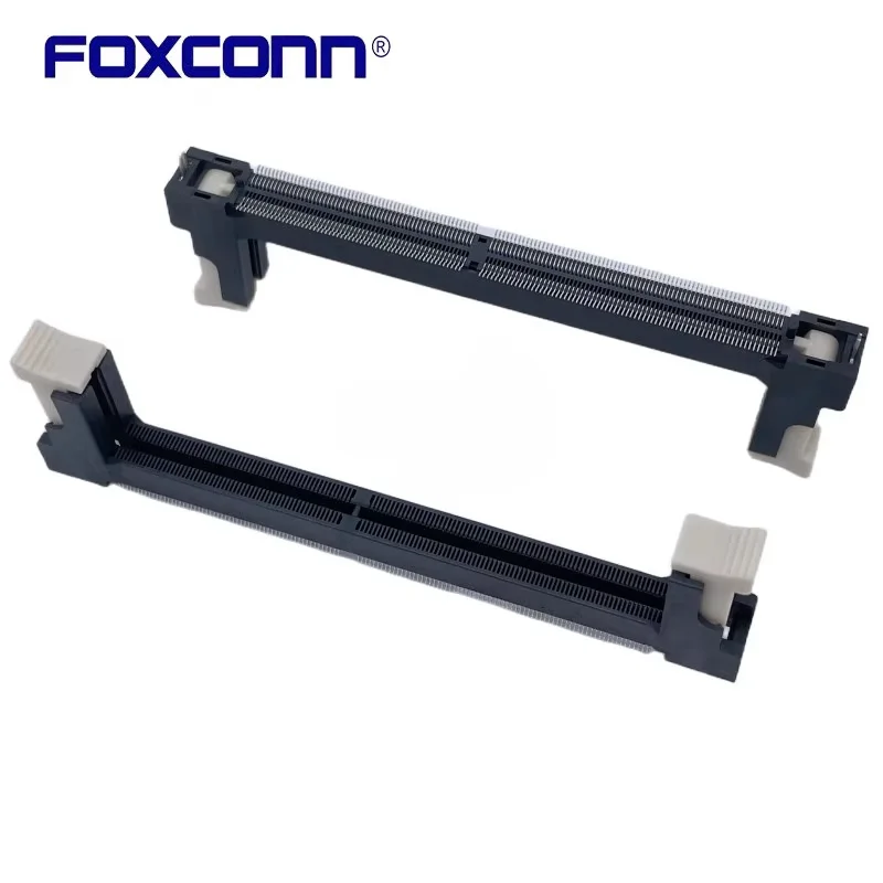 

Foxconn ATMD097-AED4S-4F DDR4 260PIN Stand-Up SMT Black Body White Ears