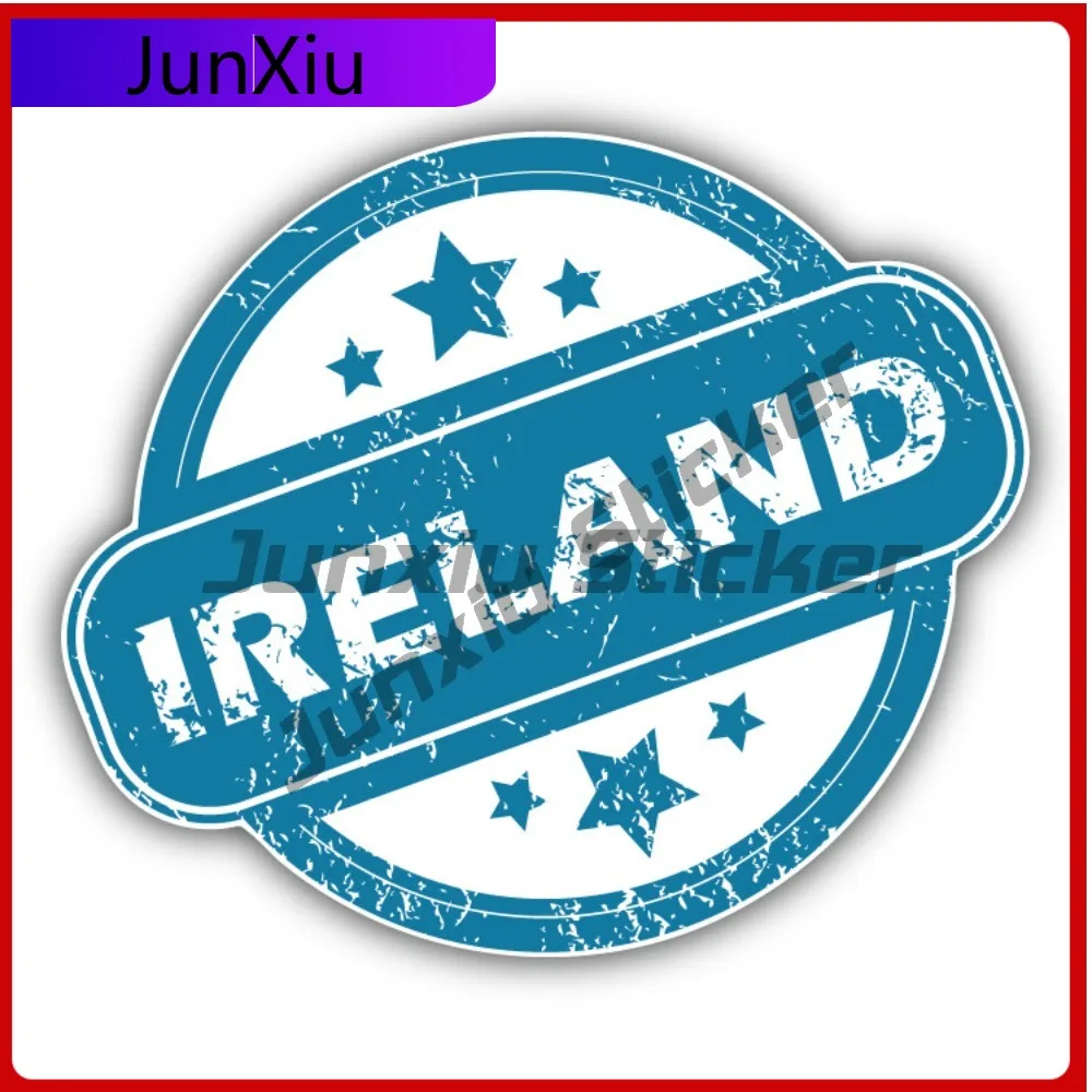 

Ireland Creative Sticker Stamp Car Decal Bumper Stickers Funny Style Truck Use For Laptop Surface Car Accessories Sun Protect