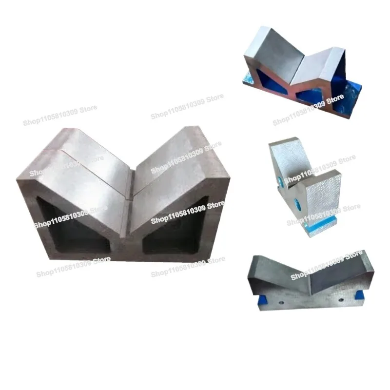 90 Degrees 120 Degrees Equal Height V-shaped Block Large Single Port, Iron Milling Machine V-shaped Frame Shaft Detection