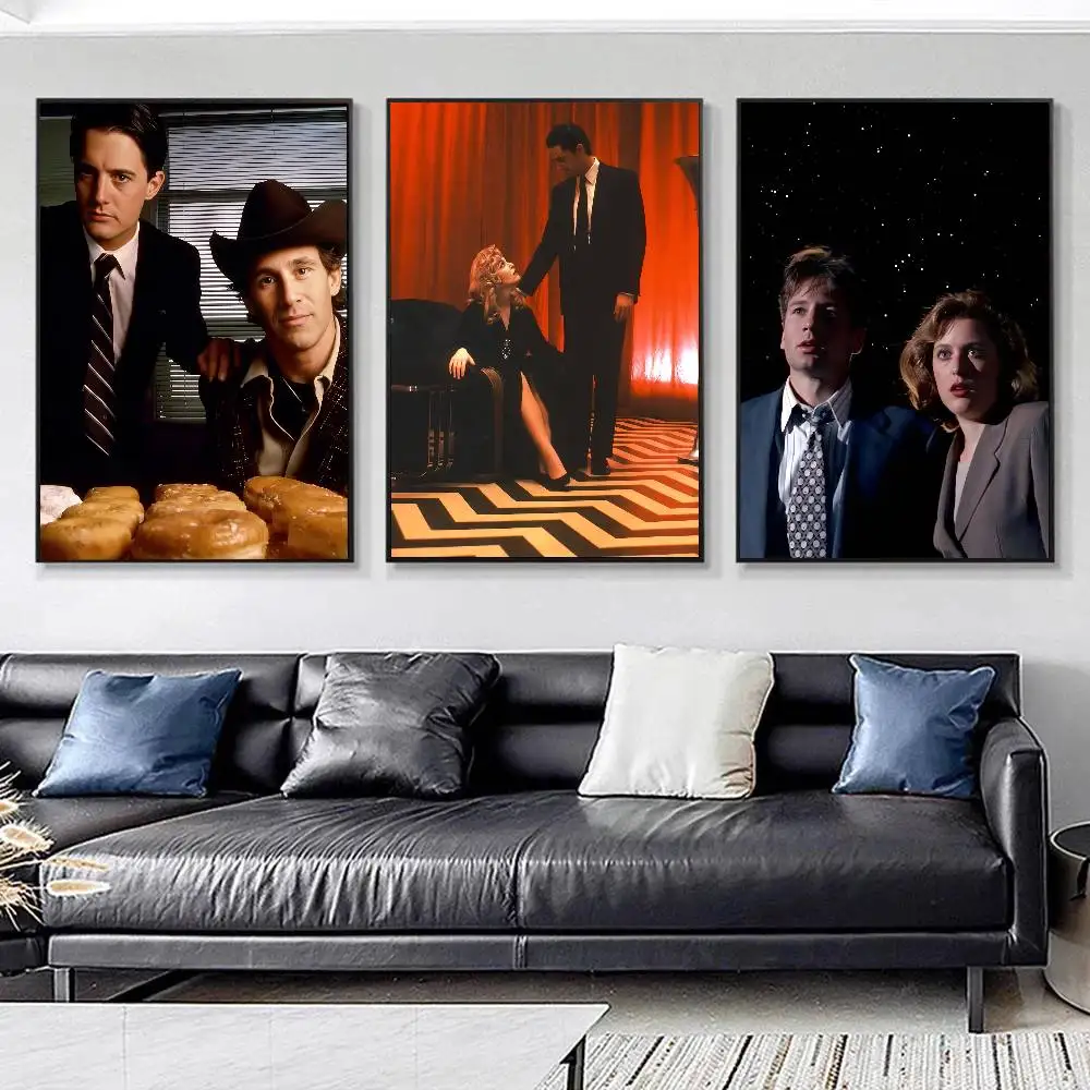 Classic Manga TV Series Shows T-Twin Peaks Posters HD Print Vintage Wall Art Decor for Home Study Room