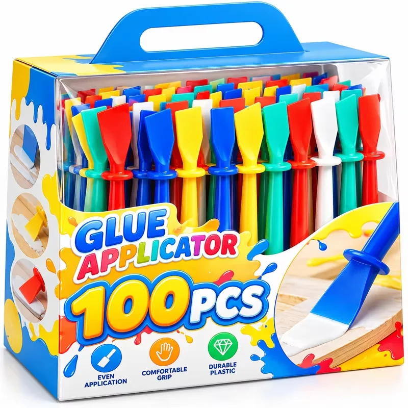 Portable Handheld Glue Spreader Leather Glue Brush Glue Smear Sticks Applicator DIY Craft Painting Scraper Gluing Tool