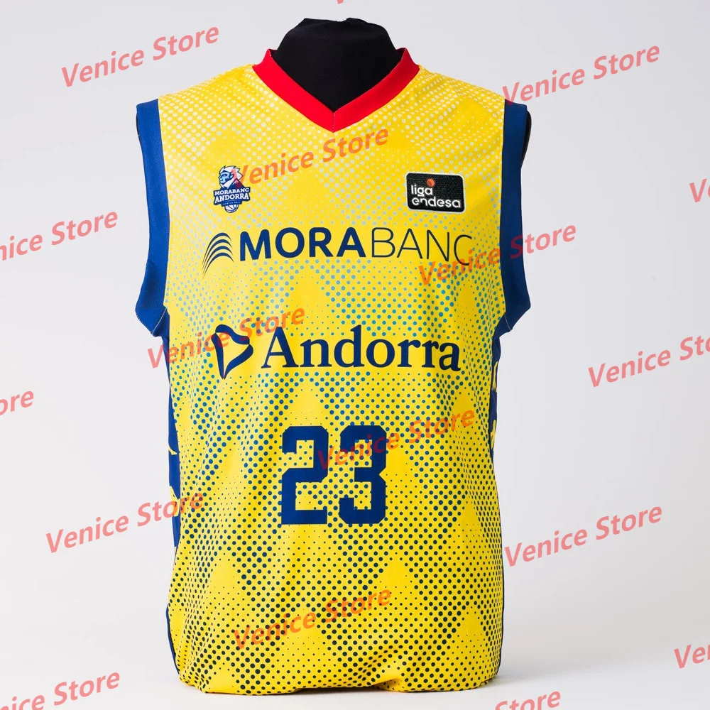 2024-25 Spain New Kit Outdoor Sports Andorra Basketball T-shirt BC Jersey #23 Training Home Away MORABANC KIDs