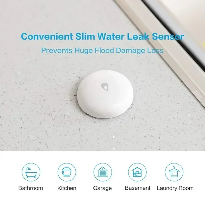 Aqara Water Leak Sensor ZigBee Water Immersing Detector Alarm Security Soaking Sensor Smart Home For Xiaomi Mi Home Homekit APP