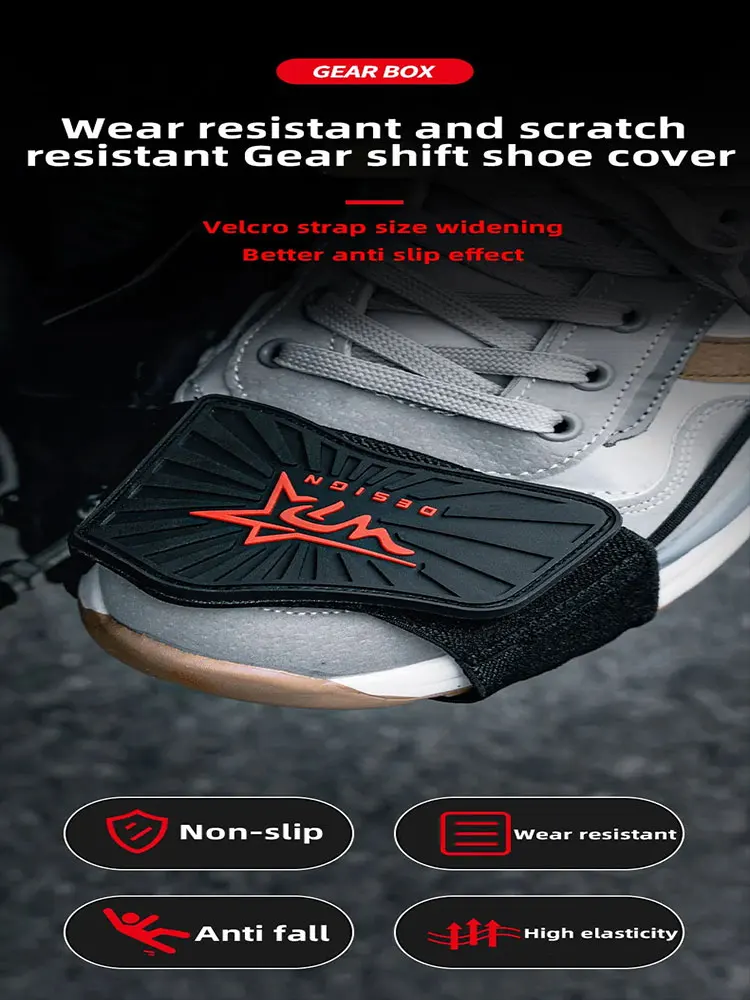 Chaussures de Moto universelles, protection antidérapante, changement de vitesse, bottes réglables, protection du levier de vitesse, accessoire d'équitation